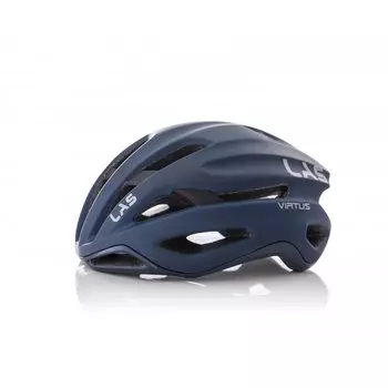 Шлем велосипедный LAS Virtus LIMITED EDITION, матовый черный с синим, 2020 (Размер: S/M)