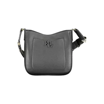 Черная кожаная сумка Ralph Lauren, Black