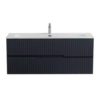 Тумба под раковину Cezares Duet 120 см DUET-N-1200-2C-SO-GR-P подвесная, grafito