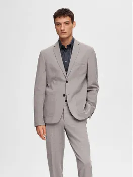 Узкая куртка Selected Homme, серый