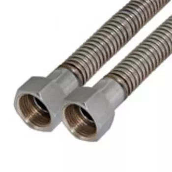 Подводка для газа сильфонная 1/2" г/г 1,0 м