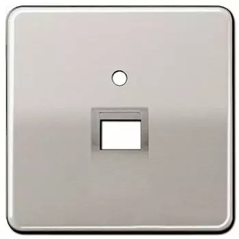 CD569-1UAPT CD 500/CD plus Платина Накладка 1-ой наклонной ТЛФ/комп розетки Jung