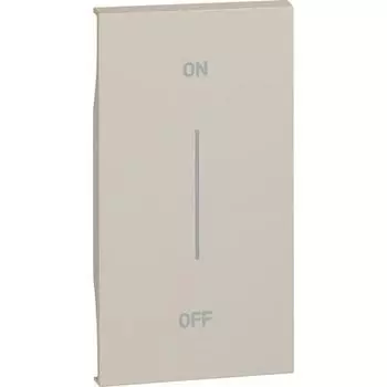 Bticino Living Now - накладка MH ON-OFF 2 беж. KM01MH2AG
