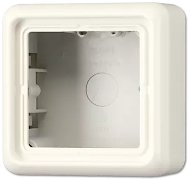 CD581AW CD 500/CD plus Бежевый Коробка для накладного монтажа 1-я с рамкой Jung