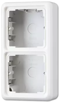 CD582AWW CD 500/CD plus Белый Коробка для накладного монтажа 2-я с рамкой Jung