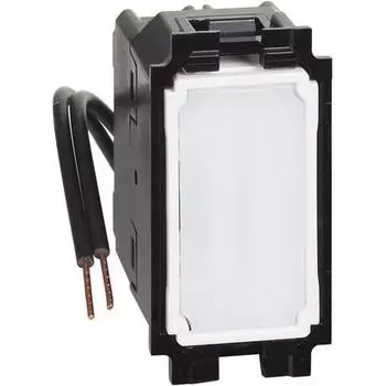 Bticino Living Now - перекрестный выкл. с голубой подсветкой 10AX K4004LB