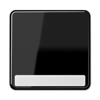 CD590NASW CD 500/CD plus Черный Клавиша 1-я с полем для надписи Jung