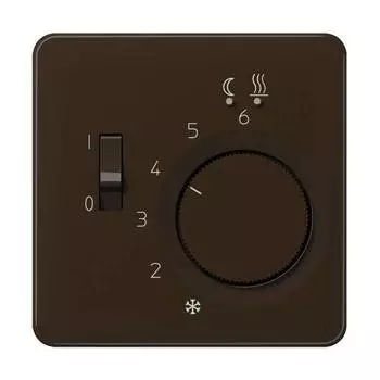 CDFTR231PLBR CD 500/CD plus Коричневый Накладка регулятора теплого пола(мех.FTR231U) Jung