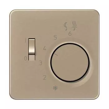 CDFTR231PLGB CD 500/CD plus Бронза Накладка регулятора теплого пола(мех.FTR231U) Jung