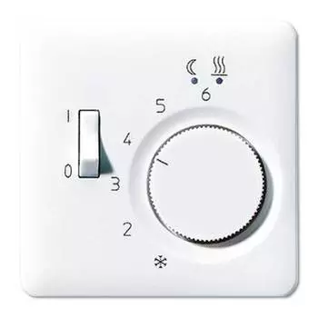 CDFTR231PLWW CD 500/CD plus Белый Накладка регулятора теплого пола(мех.FTR231U) Jung