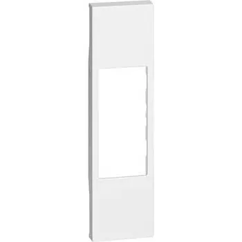 Bticino Living Now - накладка RJ11/45-lamp.-Hcine 1 модуль бел. KW07