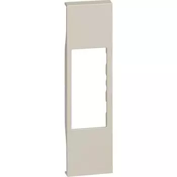 Bticino Living Now - накладка RJ11/45-lamp.-Hcine 1 модуль беж. KM07