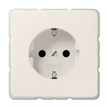 CD1520 Розетка с заземлением Jung 16А/250В слоновая кость CD 500