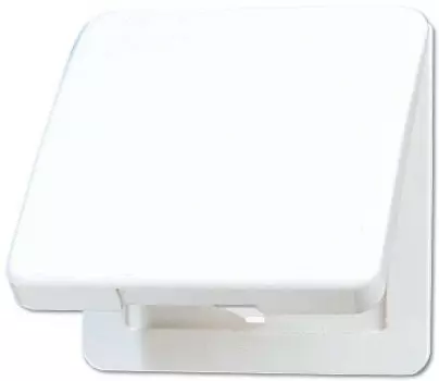 CD1520BFKLWW Розетка с заземлением с откидной крышкой Jung 16А/250В белая