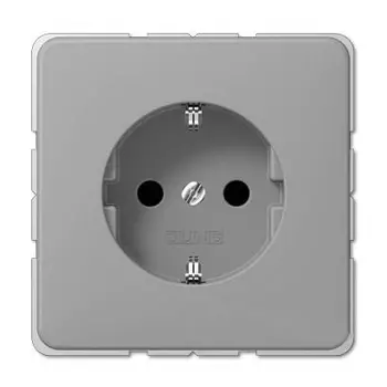 CD1520GR Розетка с заземлением Jung 16А/250В CD 500 Серая