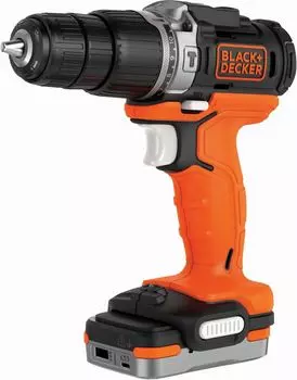 Дрель-шуруповерт Black &amp; Decker BDCHD12S1-XJ аккум. патрон:быстрозажимной
