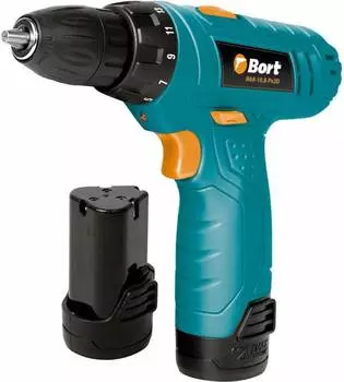 Дрель-шуруповерт Bort BAB-10,8-Px2D аккум. патрон:быстрозажимной