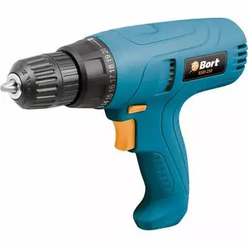 Дрель-шуруповерт Bort BSM-250 280Вт патрон:быстрозажимной