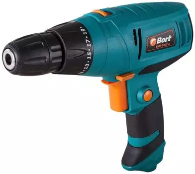 Дрель-шуруповерт Bort BSM-280X-2 280Вт патрон:быстрозажимной