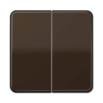 CD1565.07BR CD 500/CD plus Коричневый Накладка светорегулятора 2-х канального нажимного Jung