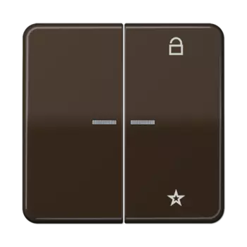 CD1701BR CD 500/CD plus Центральная плата универсальная коричневый Jung
