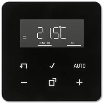 CD1790DSW CD 500/CD plus Дисплей «стандарт» для контроллёра комнатной температуры черный Jung