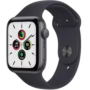 Часы Apple Watch SE GPS 44mm MXEK3 Midnight Aluminium Case with Midnight Sport Band - M/L