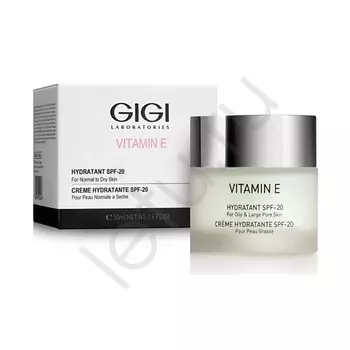 GIGI Увлажняющий крем для нормальной и сухой кожи Vitamin E с SPF-20 50.0