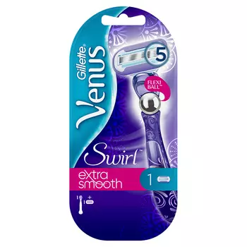 GILLETTE Бритва с 1 сменной кассетой Venus Swirl