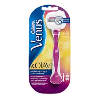 GILLETTE Бритва Venus&amp;Olay Sugarberry с 2 сменными кассетами