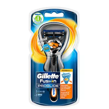 GILLETTE FUSION PROGLIDE Flexball (станок+1 кассета)