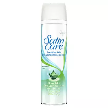 GILLETTE Гель для бритья для женщин для чувствительной кожи Satin Care
