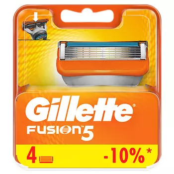 GILLETTE Сменные кассеты для бритья Fusion5