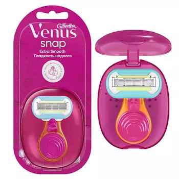 GILLETTE Станок для бритья VENUS SNAP с 1 сменной кассетой