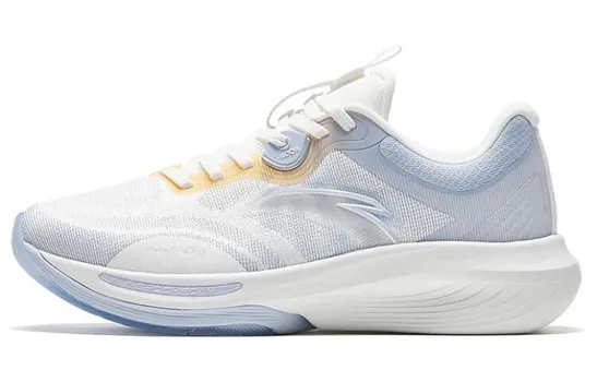 Кроссовки ANTA Lifestyle Shoes Women's Low-top White/Royal Blue, белый