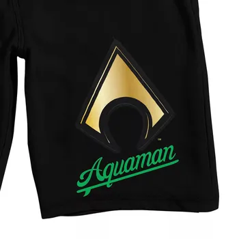 Мужские шорты для сна с логотипом Aquaman Licensed Character