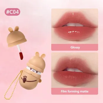 Легкая антипригарная чашка с водяным туманом Liptint Glaze Верхняя пленка для губ и матовая жидкая помада для макияжа