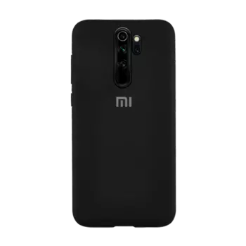 Накладка Silicone Case для Xiaomi Redmi Note 8 Pro (Черный)