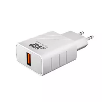 СЗУ USB Quick Charge 3.0 Белый BoraSCO