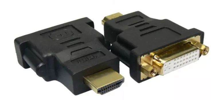 Адаптер ACD ACD-DAHIF-01B HDMI-DVI, Golden Plated, 19m/25f, черный