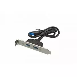 Адаптер ASIA ASIA BRACKET USB 3.0 2 PORT USB Bracket 2xUSB3.0 Bulk