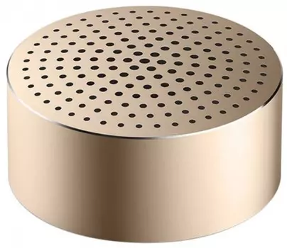 Портативная колонка Xiaomi Bluetooth Mi Portable Round Box Gold