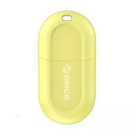 Адаптер Bluetooth Orico BTA-408-OR USB, желтый