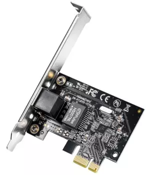 Адаптер Cudy PE10 Gigabit PCI Express Network, Realtek Chipset, 10/100/1000Mbps RJ45 port, Auto MDI/MDIX