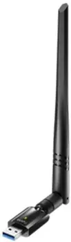 Адаптер Cudy WU1400 1300Mbps High Gain Wi-Fi USB 3.0, 802.11ac/a/b/g/n, 867Mbps at 5GHz + 400Mbps at 2.4GHz, 1 high gain detachable antenna, USB 3.0