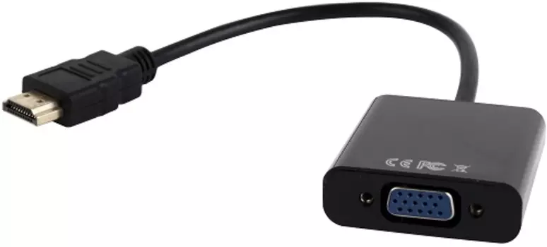 Адаптер Filum FL-A-HM-VGAF-0.15M 0.15 м., разъемы: HDMI A male-VGA female, пакет