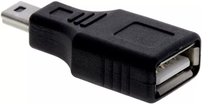 Адаптер GCR GC-UAF2M5 Переходник mini USB / AF USB 2.0 , 00538