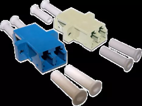 Адаптер Lanmaster LAN-2LC/S-AM-SM оптический LC, SM, корпус SC, дуплексный