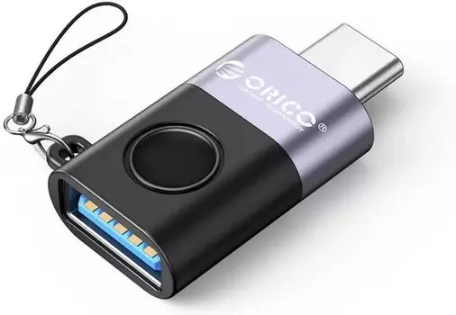 Адаптер Orico ORICO-WCA-BK-BP OTG для телефона, USB-A(f)/USB-C(m), USB 2.0, черный