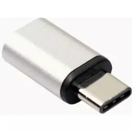 Адаптер переходник Red Line Micro USB-Type-C УТ000013668 серебристый